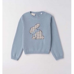 Sarabanda 0F334 0F361 Girls' Knitted Sweater and Trousers Set