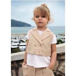 Sarabanda 0G244 0G252 Completo gilet e pantalone bambina