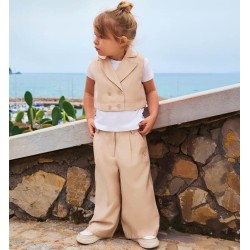 Sarabanda 0G244 0G252 Girls' vest and trousers set