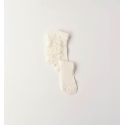 Minibanda 3G35471 Collant pizzo neonata