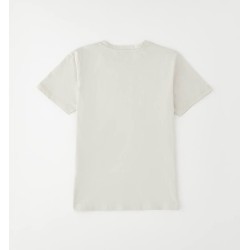 Sarabanda 0G606 T-shirt underjacket ecru boy