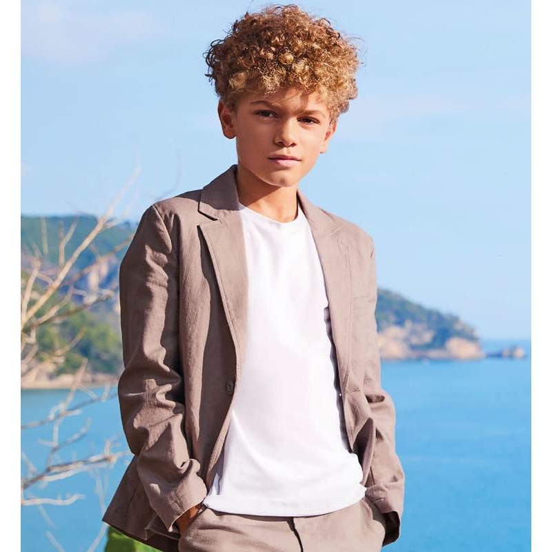 Sarabanda 0G606 T-shirt sottogiacca bianca ragazzo