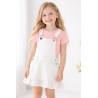 Sarabanda 0G233K1 Girl's dungarees and t-shirt set