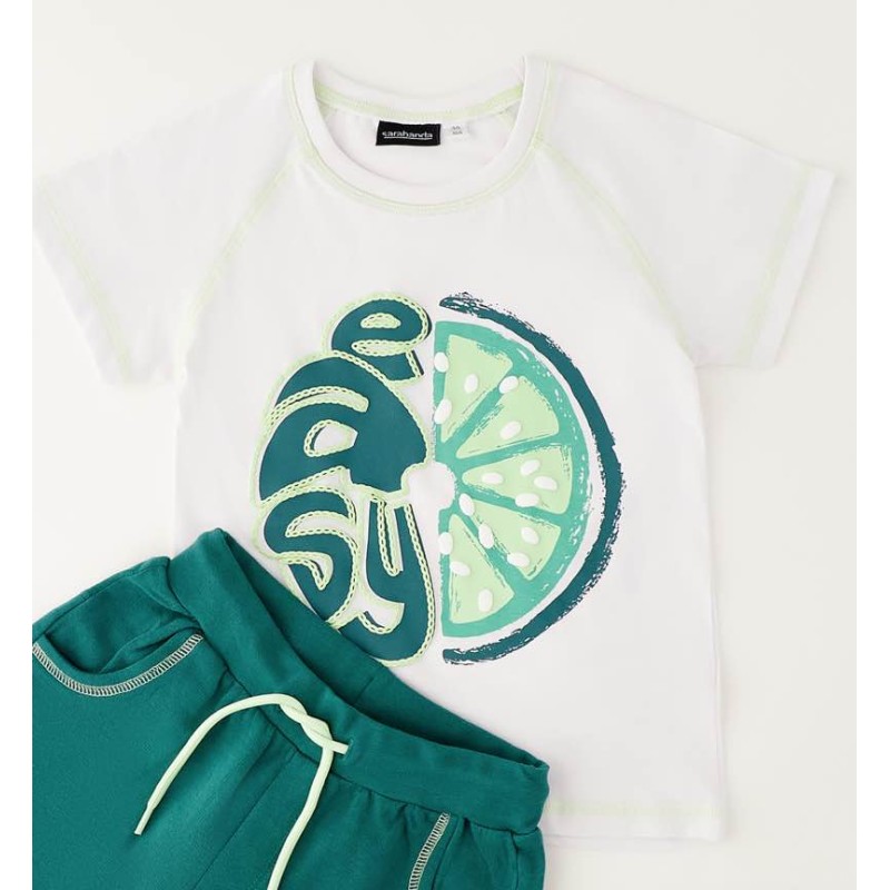 Sarabanda 0G195 Completo estivo bambino