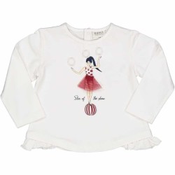 Birba 34033 32043 Girls' T-shirt and Velvet Trousers Set