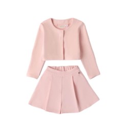 Sarabanda 0A294 0A256 Girl's Jacket and Shorts Set