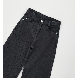 Sarabanda 0H45049 Jeans nero ragazza