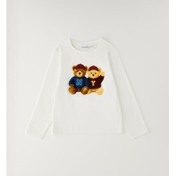 Sarabanda 0H427 T-shirt orsetti ragazza