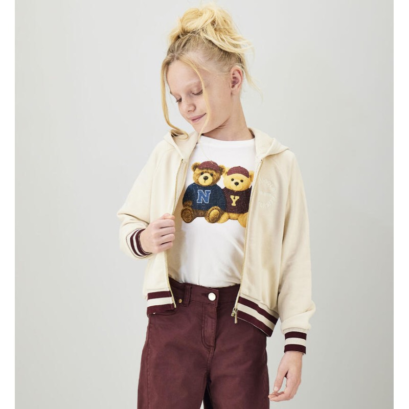 Sarabanda 0H427 T-shirt orsetti ragazza