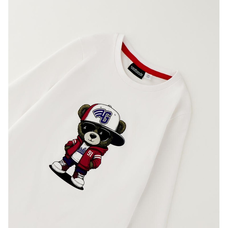 Sarabanda 0H030 T-shirt orsetto bambino