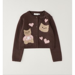 Sarabanda 0H327 Cardigan tricot bambina