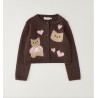 Sarabanda 0H327 Cardigan tricot bambina