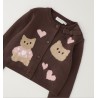 Sarabanda 0H327 Cardigan tricot bambina