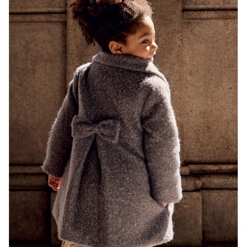 Sarabanda 0H380 Cappotto lurex bambina
