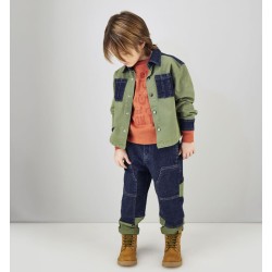 Sarabanda 0H166 Jeans bicolor bambino