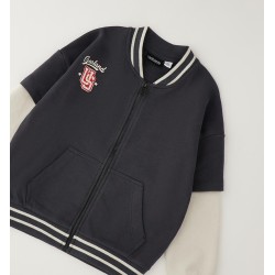 Sarabanda 0H032 Felpa bomber bambino