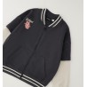 Sarabanda 0H032 Felpa bomber bambino