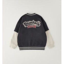 Sarabanda 0H032 Felpa bomber bambino