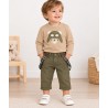 Birba 34024 32026 Completo T-shirt orsetto e pantalone neonato