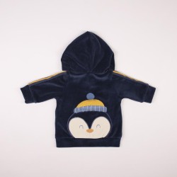 FS Baby 17078 Completo in velluto neonato