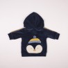 FS Baby 17078 Completo in velluto neonato
