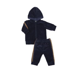 FS Baby 17078 Completo in velluto neonato