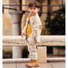 Sarabanda 0F123 0F172 Boy's velvet shirt and trousers set