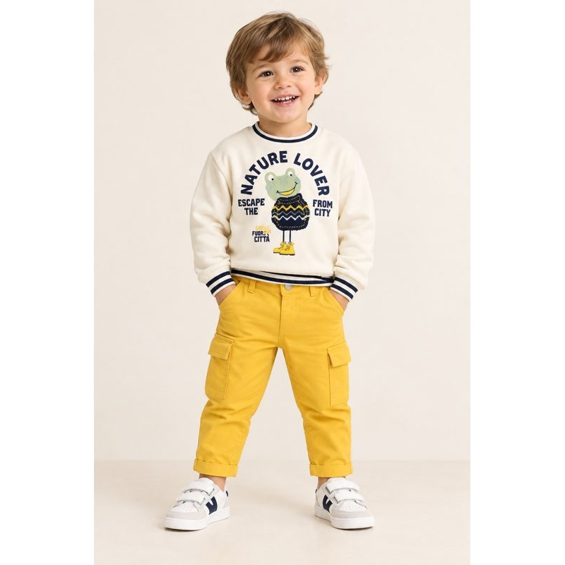Birba 36801 32042 Completo felpa e pantalone cargo bambino