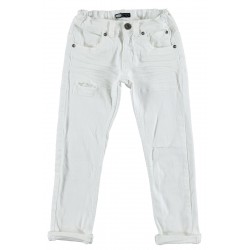 Sarabanda 0S347 Jeans bianco ragazzo