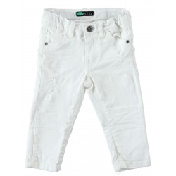 Sarabanda 0U156 Jeans bianco bambino