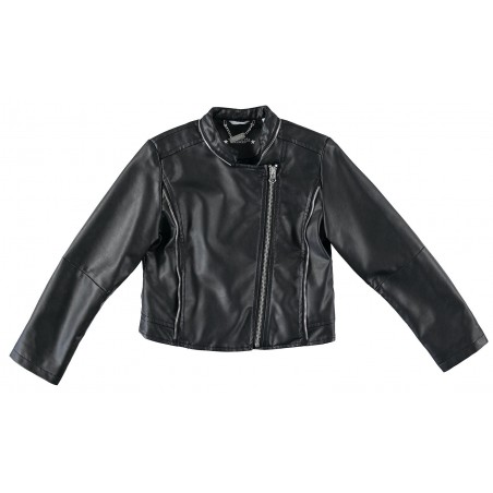 Sarabanda 0U461 Faux leather jacket girl