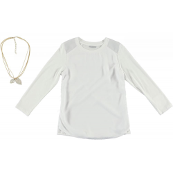 Sarabanda 0Q417 Girl White T-shirt