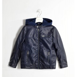 Sarabanda 0V363 Boy Faux Leather Jacket