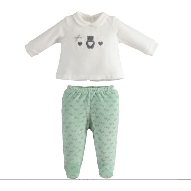 Minibanda 33604 Baby two-piece jumpsuit
