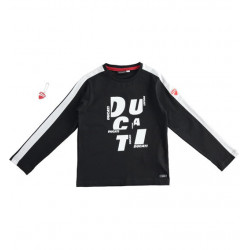 Ducati 04381 Black boy T-shirt
