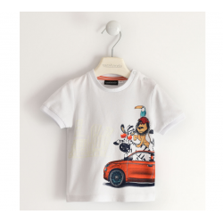 Nuova Fiat 500 04523 T-shirt bambino