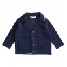 Minibanda 35617 Giacchina tricot blu neonato