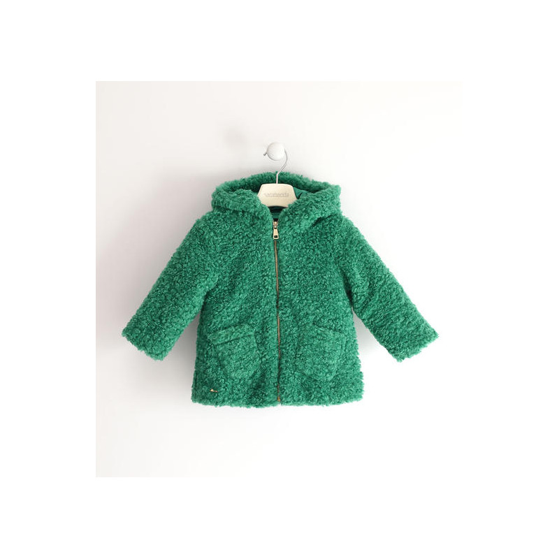 Sarabanda 05264 Teddy green girl coat