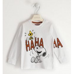 Peanuts 05176 T-shirt Snoopy e Woodstock bambino