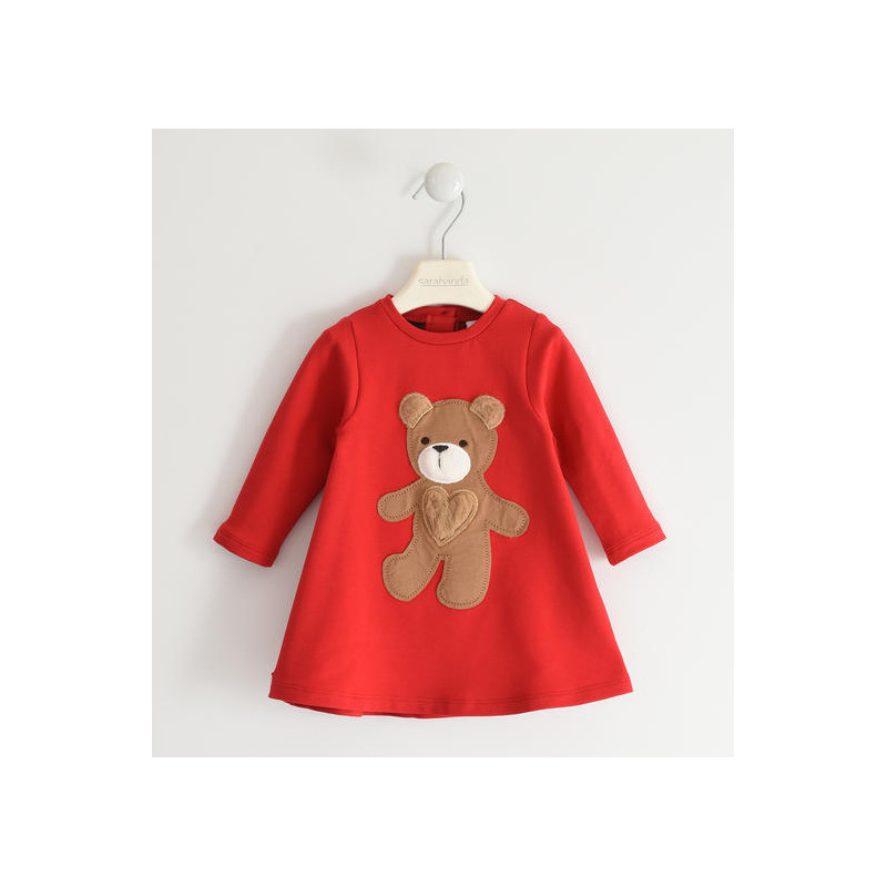 Sarabanda 0522457 Red little bear dress