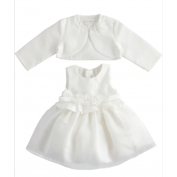 Minibanda 33718 Baby christening dress and shrug