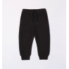 Sarabanda 0X705 Pantalone felpato nero bambino
