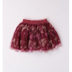 Sarabanda 07316 07351 Set of sweater and tulle skirt with fantasy for girls