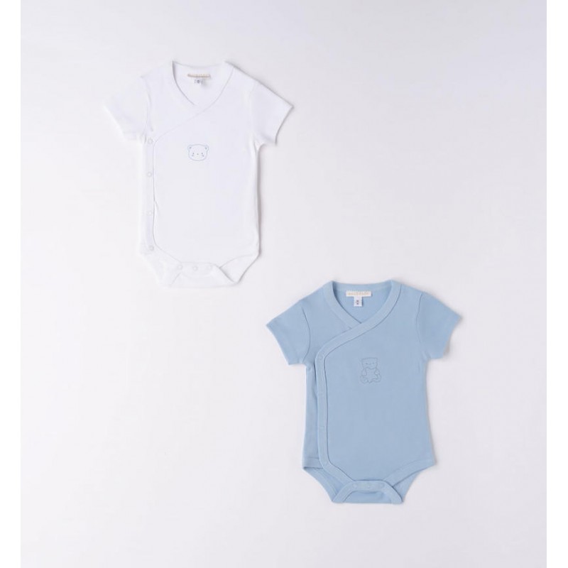 Minibanda 36301 Set of two bodysuits blue birth newborn