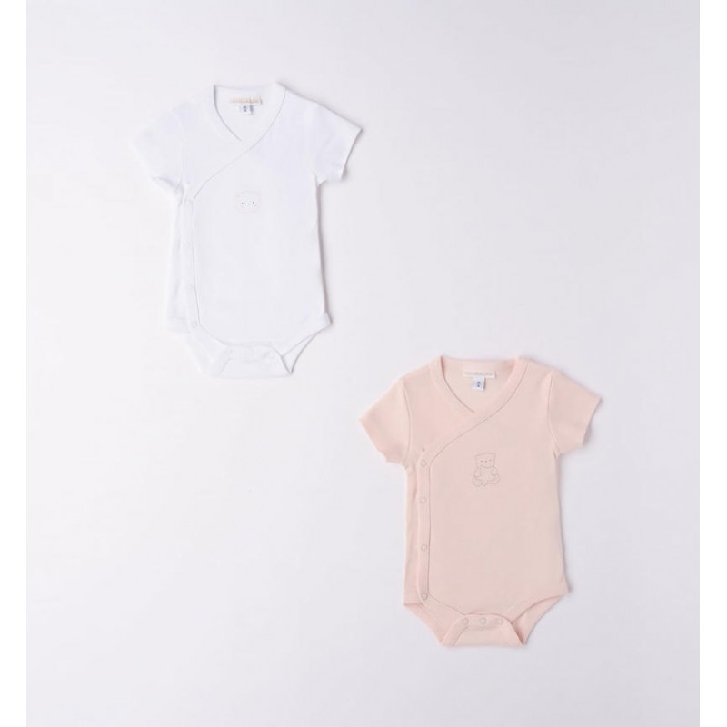 Minibanda 36301 Set due body nascita rosa neonata