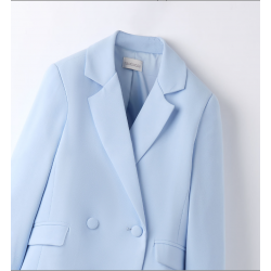 Sarabanda 08466 Girl's light blue elegant jacket