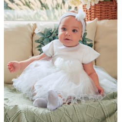 Minibanda 38735 Baby Girl Christening Dress
