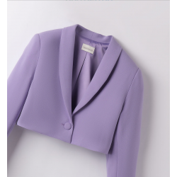 Sarabanda 08502 08510 08530 Completo Giacca crop T-shirt e pantaloncino ragazza