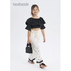 Sarabanda 08538 Girl's wide trousers
